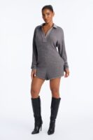 Romper in Charcoal