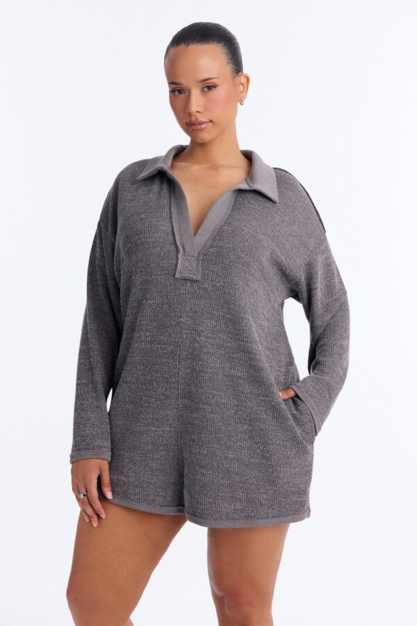 Romper in Charcoal