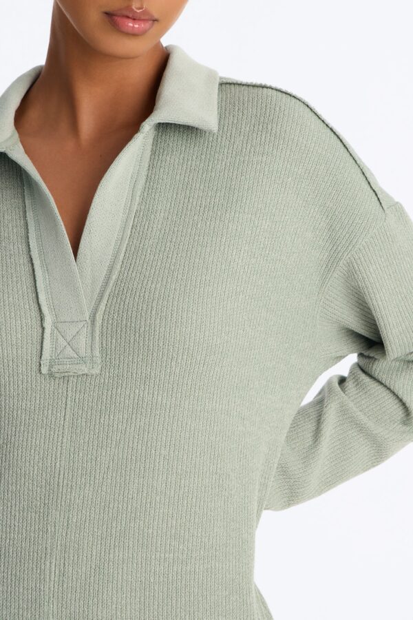 Romper in Sage 75% polyester