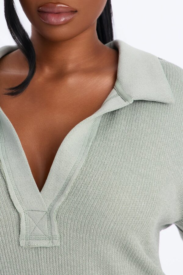 Romper in Sage 75% polyester