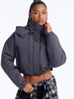 Ladies Kit Charcoal Jacket