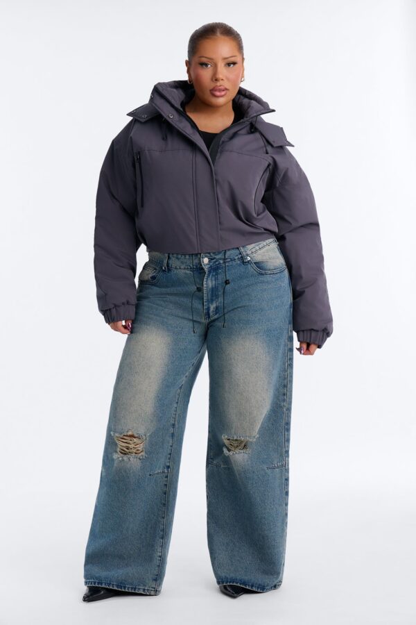 Ladies Kit Charcoal Jacket