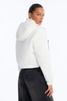 Jacket in White 100% polyester