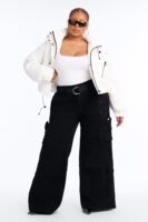 Jacket in White 100% polyester