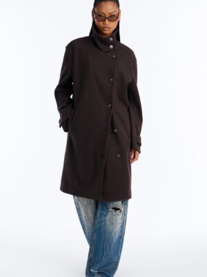 Coat in Brown 80% polyester