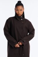Coat in Brown 80% polyester