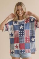 Drop-Shoulder Graphic Top