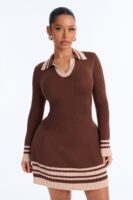 Dress in Brown 50% rayon