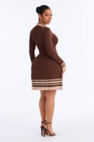 Dress in Brown 50% rayon