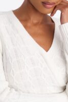 Ivory Pullover with v-neck