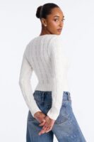 Ivory Pullover with v-neck