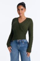 Pullover in Olive 50% rayon