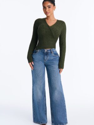 Pullover in Olive 50% rayon