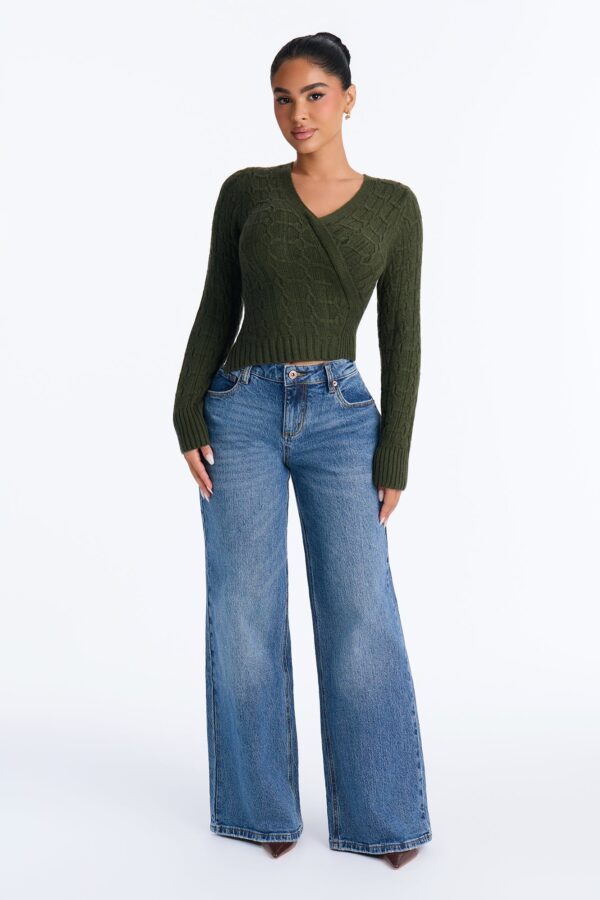 Pullover in Olive 50% rayon