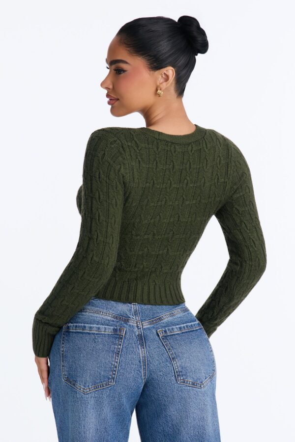Pullover in Olive 50% rayon