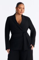 Blazer in Black 95% polyester