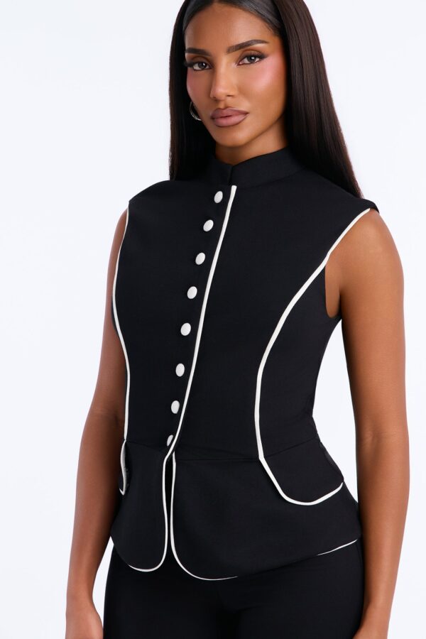 Black Jumpsuit with mock neck