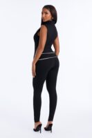 Black Jumpsuit with mock neck