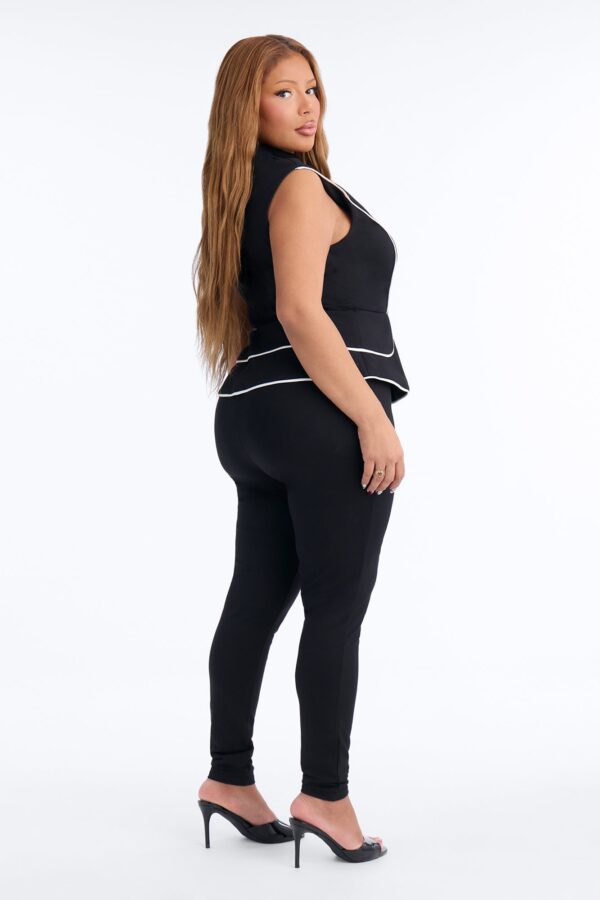 Black Jumpsuit with mock neck