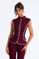 Ladies Kit Wine Jumpsuit