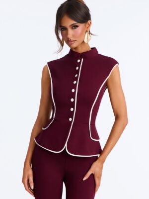 Ladies Kit Wine Jumpsuit