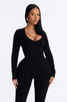 Jumpsuit in Black 88% rayon
