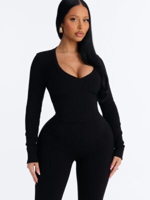 Jumpsuit in Black 88% rayon