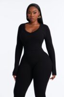 Jumpsuit in Black 88% rayon