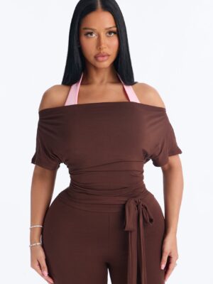 Jumpsuit in Chocolate