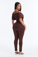 Jumpsuit in Chocolate