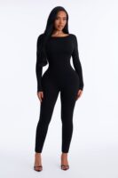 Jumpsuit in Black 95% rayon
