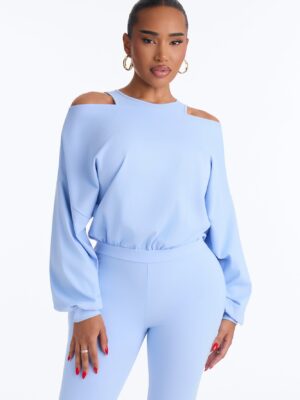 Jumpsuit in Blue 80% polyester