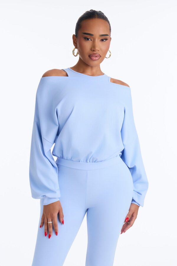 Jumpsuit in Blue 80% polyester