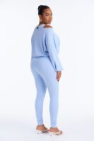 Jumpsuit in Blue 80% polyester