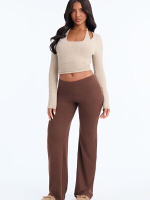 Pants in Chocolate 96% polyester