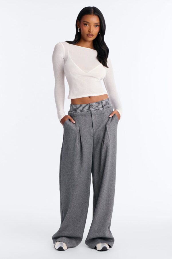 Pants in Charcoal 55% cotton