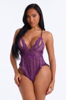 V-Neck Piece in Purple