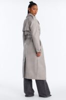 Coat in Gray 100% polyurethane