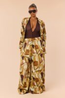 Satin Top in Olive
