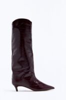 Steve Madden Lychee Heeled Boots - Burgundy