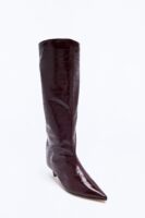 Steve Madden Lychee Heeled Boots - Burgundy