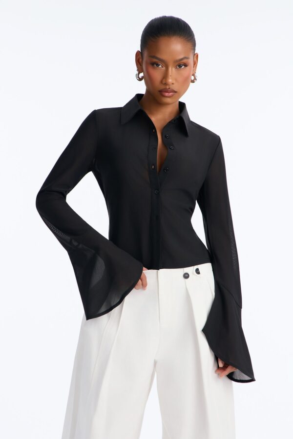 Shirt in Black 89% polyester