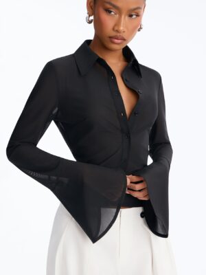 Shirt in Black 89% polyester