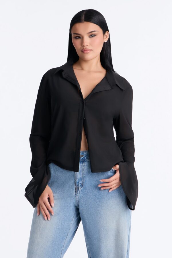 Shirt in Black 89% polyester