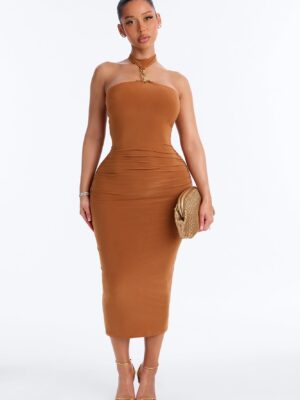Dress in Mocha 96% polyester