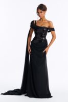 Black Dress with contrast