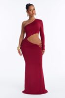 Ladies Kit Wine Dress