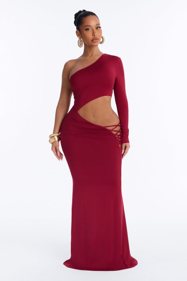 Ladies Kit Wine Dress