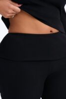 Black V-Neck Pants