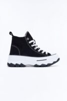 Don’t Stop Me High Top Sneakers - Black